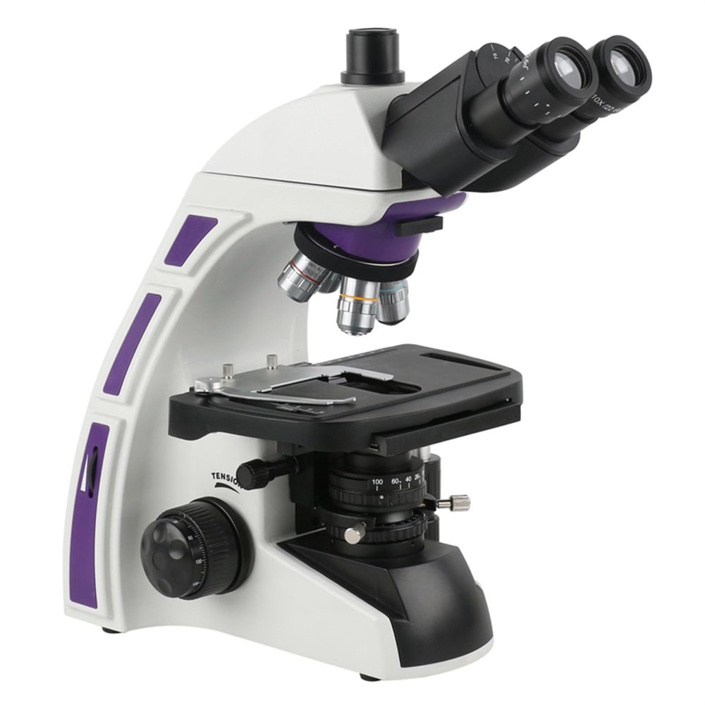 1000X Lab Medical Scientific Research Biological Microscope, Trinocular Binocular Microscope, Achromatic Correction Optical System (Color : Binocular)