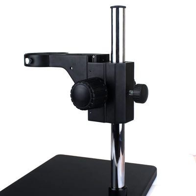 Big Size Lab Industrial Stereo Microscope Adjustable Stand Focusing Bracket 76mm Ring Holder For Binocular Trinocular Microscope (Color : 76mmx25mm black)