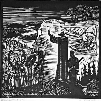 Charles Turzak : Marquette and Joliet : Archival Quality Art Print