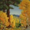 Albert Marshall : Aspens in Autumn : Archival Quality Art Print view 1