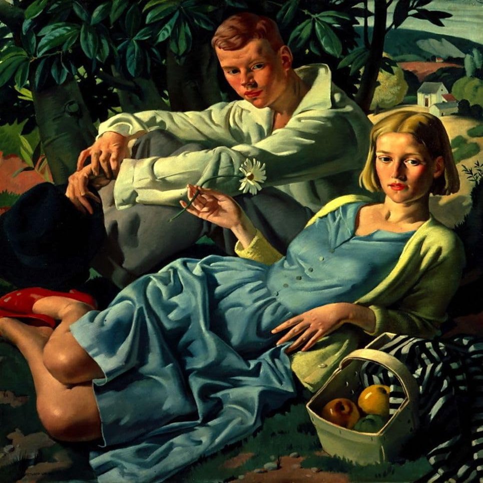Bernard Fleetwood Walker : Amity : 1933 : Archival Quality Art Print