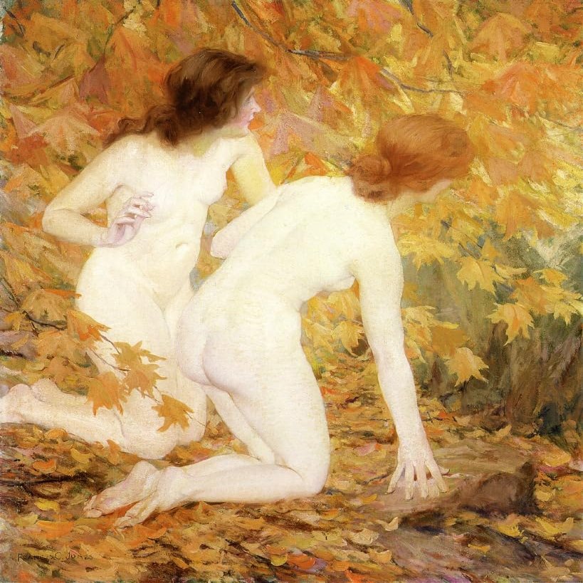 Francis Coates Jones : Nymphs in the Woods : Archival Quality Art Print
