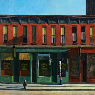 Early Sunday Morning : Edward Hopper : Archival Quality Art Print