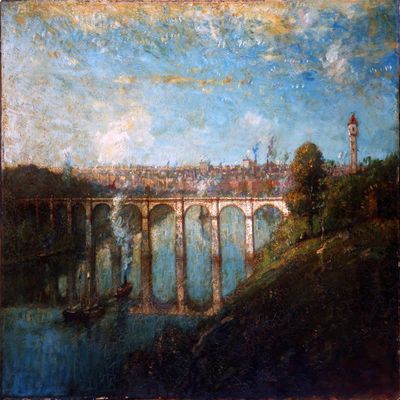 Henry Ward Ranger : High Bridge, New York : 1905 : Archival Quality Art Print