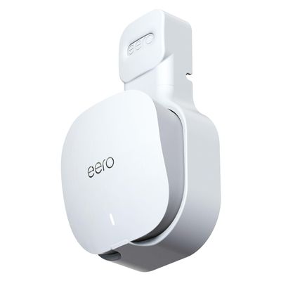 for Amazon eero mesh WiFi Router Wall Mount Bracket with Cable Storage Function. Stable and Easy to Install Wall Mount Outlet Holder Compatible with eero mesh WiFi Router (3)