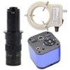 48MP HDMI USB 1080P Video Microscope Camera & 180X C-Mount Lens Whit 56-LED Adjustable Ring Light For Phone Tablet PC PCB view 1