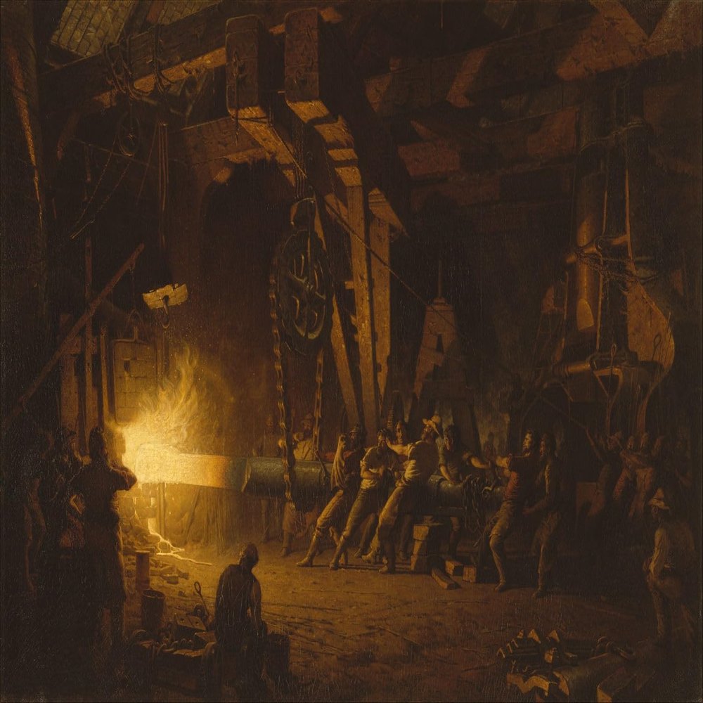 John Ferguson Weir : Forging the Shaft : Archival Quality Art Print