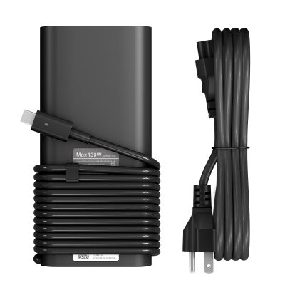 130W USB C Laptop Charger for Dell XPS 15 2in117 9520 9575 9700 Precision 5470 5480 5760 5770 3550 3560 3570 3571 2in1 Latitude 7410 7310 7210 9410 9510 9575 5420 5520 5510 AC Adapter Power Cord