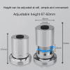 Speaker Stands,4pcs Aluminum Speakers Spikes Isolation Stand, Aluminum Adjustable Speaker Floor Protector Mats, for Satellite & Small Bookshelf Speakers view 2