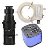 48MP HDMI USB 1080P Video Microscope Camera & 200X C-Mount Lens Whit 56-LED Adjustable Ring Light For Phone Tablet PC PCB view 1