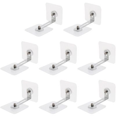 NUOBESTY 8pcs Furniture -tip Kit No Drill Adhesive Wall Anchors for Securing Dressers Bookcases Cabinets and Shelves Prevent Falling Accidents Safe for Boys and Girls and Pets