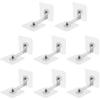 NUOBESTY 8pcs Furniture -tip Kit No Drill Adhesive Wall Anchors for Securing Dressers Bookcases Cabinets and Shelves Prevent Falling Accidents Safe for Boys and Girls and Pets view 1