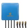 Maswell 4X4 MIMO 5G External Antenna, Omni BroadBand 700-6000MHz | 4G+ LTE-A 5G NR 5G | WiFi 6 Bluetooth | Screw Adhesive Mount, SMA Male 3dBi Low Gain Outdoor for IoT M2M, NOT for Speed Competition view 1