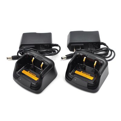(2-Pack) CH10L23 Single Desktop Charger Compatible for Hytera Radio BD506 BD516 BD556 BD616 BD502 BD552 BD612 BD502i BD552i BD612i Two Way Radios BL1506 BL2018 Batteries