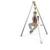 Aluminum Alloy Limited Space Tripod, Emergency Rescue Tripod Wellhead Tripod MINGPING (Color : 1200 lbs(300KG)+Winch) view 1