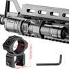 X.Store Airsoft Picatinny Rail Flashlight - USB Rechargeable, 5 Modes with Remote Pressure Switch, Professional Tactical Flashlights for Outdoor Use view 3