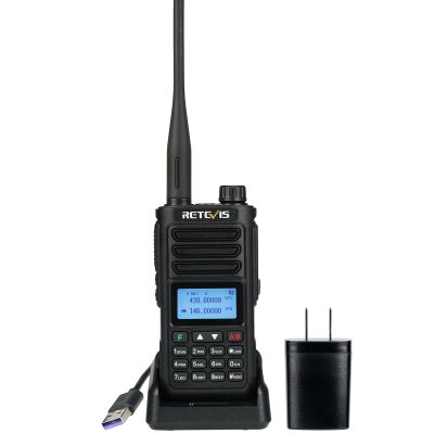 Retevis RA89 Ham Radio, Dual Band Handheld Radio, IP68 Waterproof Two Way Radio, 2500mAh USB-C Rechargeable, Chirp, Flashlight, Long Range Walkie Talkies for Hunting, Emergency Rescue, Survival