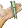 Metalarto Nautical Brass Spyglass Telescope with Brass Inlaid Anchor Wooden Box - Vintage Maritime Exploration in a Box view 3