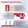 Jamgoer 300A Bus Bar 12v Power Distribution Block 4 x 5/16"(M8) Terminal Block Heavy Duty Waterproof Buss Bar Junction Block Marine Battery Bus bar for Automotive Boat Solar System view 4