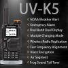 UV-K5 WalkIe Talkie 5W Full Band with NOAA FM Scramble Type-C Charging UHF VHF Long Range DTMF Two Way Radio with 771 Antenna Acoustic Headset view 2