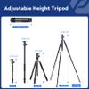 Fotopro 68" Camera Tripod for DSLR, Heavy Duty Compact Travel Tripod with Ball Head, Detachable Monopod with Quick Release Plate and Bag, Load up to 12KG/26.5lbs(Grey) view 3