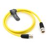 AConnect 12G HD BNC SDI BNC Cable Orignial Neutrik BNC Male to Male 75 Ohm Coaxial Cable for 4K Video Camera (Yellow 1M) view 1