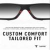ToughAsNails 3 Pairs Euro Fit Replacement Nose Pads for Oakley Drop Point OO9367/Drop In OO9232 Sunglasses - Red Hard Base view 4