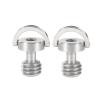 BGNing 2pcs 3/8 Stainless Steel Camera Screw for Quick Release Plate Folding D-Ring Screw Mount Adapter for Flash Tripod Light Fixing view 1
