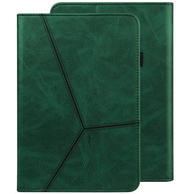 ALILANG Case for 6" All-New Kindle (11th Generation 2022 Release) with Pen Holder & Multiple Viewing Angles, PU Leather Stand Cover for Kindle 2022 Case 6 inch-Green