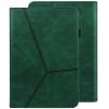 ALILANG Case for 6" All-New Kindle (11th Generation 2022 Release) with Pen Holder & Multiple Viewing Angles, PU Leather Stand Cover for Kindle 2022 Case 6 inch-Green view 1