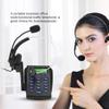 Call Center Telephone Headset, Business Office Multi Functional Phone Dial Pad FSK/DTMF Call Center Traffic Telephone Headset view 4