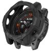 Protector Case Compatible with Garmin Fenix 7X Pro/Epix Pro 51MM - Soft TPU Bumper Rugged Shock Proof Protective Shell (Black&Black) view 3