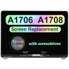 13.3" New Screen Replacement for MacBook Pro Retina A1706 A1708 Late 2016 Mid 2017 EMC 3071 EMC 3163 EMC 2978 EMC 3164 LCD Screen Retina Display Full Assembly (Space Grey) view 1