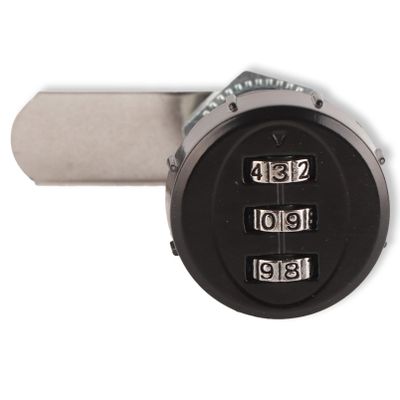 QANYEGN Combination Cam Lock, Cabinet Combination Locks, 3 Digit Combination Latch for Mailboxes, Drawers, Lockers, etc(30.5 19~23Meterm Cabinet Thickness)