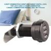 QANYEGN Combination Cam Lock, Cabinet Combination Locks, 3 Digit Combination Latch for Mailboxes, Drawers, Lockers, etc(30.5 19~23Meterm Cabinet Thickness) view 2