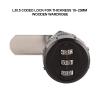 QANYEGN Combination Cam Lock, Cabinet Combination Locks, 3 Digit Combination Latch for Mailboxes, Drawers, Lockers, etc(30.5 19~23Meterm Cabinet Thickness) view 4