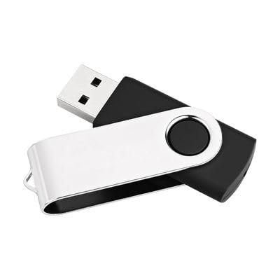 MediaRange USB Flash Drive 4 Gb USB Type-A 2.0 Black, Silver, W128823693 (Type-A 2.0 Black, Silver)
