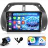 [2+64G] NHOPEEW for 2001-2006 Toyota RAV4 Radio with Wireless Carplay and Android Auto - 9 Inch Touchscreen Android Car Stereo - Mulitple UI Themes/WiFi/GPS/SWC/Bluetooth + AHD Backup Camera view 1