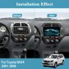 [2+64G] NHOPEEW for 2001-2006 Toyota RAV4 Radio with Wireless Carplay and Android Auto - 9 Inch Touchscreen Android Car Stereo - Mulitple UI Themes/WiFi/GPS/SWC/Bluetooth + AHD Backup Camera view 2