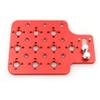 HangTon Universal Cheese Plate Camera Side Mounting 3/8" 1/4" Thread for Sony ARRI Alexa RED DSMC2 Komodo Teradek Vaxis Rig Wireless Receiver (Red) view 1