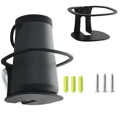 Coyktonty Aluminium Wall Bracket/Wall Mount for Bose Soundlink Revolve+ Speakers,Speaker Wall-Mounted Sturdy Metal Mount (Black)