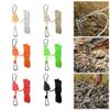 HUFFA 4M Adjustable Lanyard for Tent Fan Tent Wind Plant Lamp Rope Ratchet Hanger Lifting Pulley Hook Camping Buckle (Color : Khaki) view 4