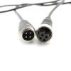 1M/ 5M/ 10M /20M 4-Pin Male to Female Aviation GX12 12mm Car Video Cable Extension Connector for Car Reversing Camera Camper Trailer (Size : 5m) view 1