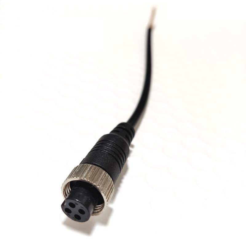 GatherTOOL 2/5/10Pcs 4-Pin Aviation Video Extension Cable Electric Cable Aluminium Flame Retardant Female/Male Power Cable (Color : Female, Size : 2PCS)