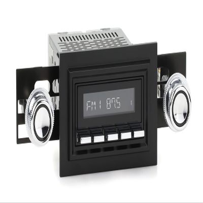 RetroRadio Compatible with 1972-76 Lincoln Continental Mark IV Features Include Bluetooth, HD, SiriusXM Ready, AM/FM LBC-M4-221-08-77L5