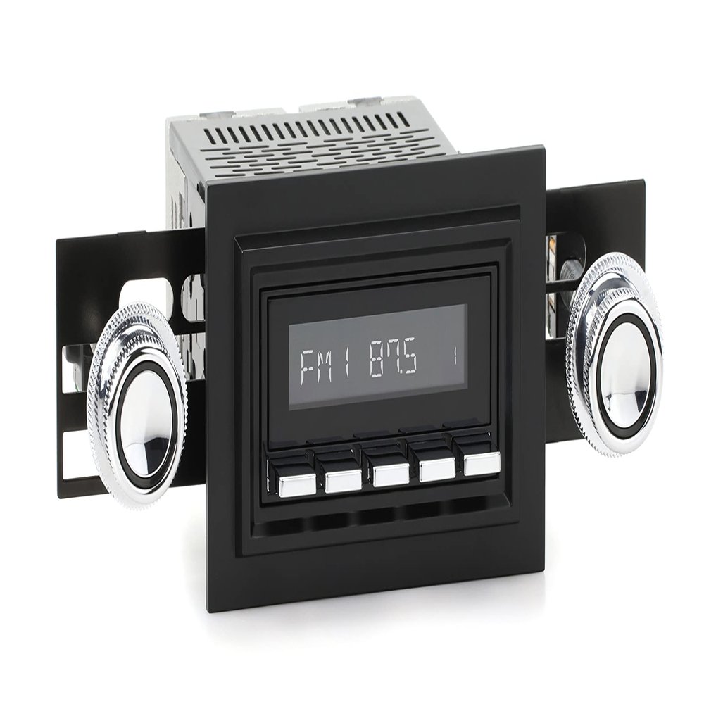 RetroRadio Compatible with 1972-76 Lincoln Continental Mark IV Features Include Bluetooth, HD, SiriusXM Ready, AM/FM LBC-M4-221-08-77L5
