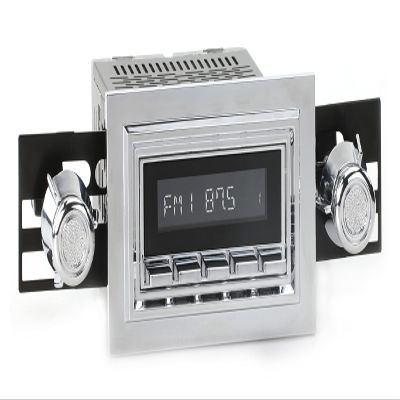 RetroRadio Compatible with 1974-80 Lincoln Continental Features Include Bluetooth, USB, AM/FM HC-M2-121-05-75L2