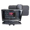 Fortinge Mobile Teleprompter with Six Lens Adapter Rings for DSLR and 5.8-Inch Smartphones view 1