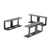 Mount-It! Under Desk Laptop Mount Holder, Laptop Mount for Desk, Space Saver Small Multimedia Device Bracket Underdesk Shelf for Notebook, Mac mini, MacBook, Keyboard, Anti Scratch, Black view 2