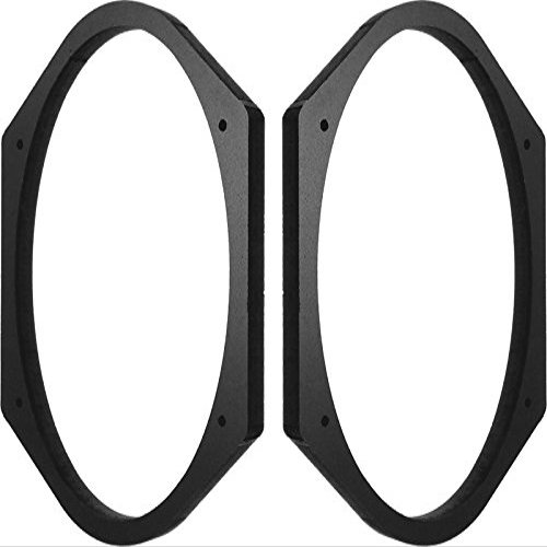 5x7" / 6x8" Speaker Spacers Depth Extender Extending Rings - 1" thick - 1 Pair - SSK68K - Stackable - Perfect For Framing Fiberglass Enclosures